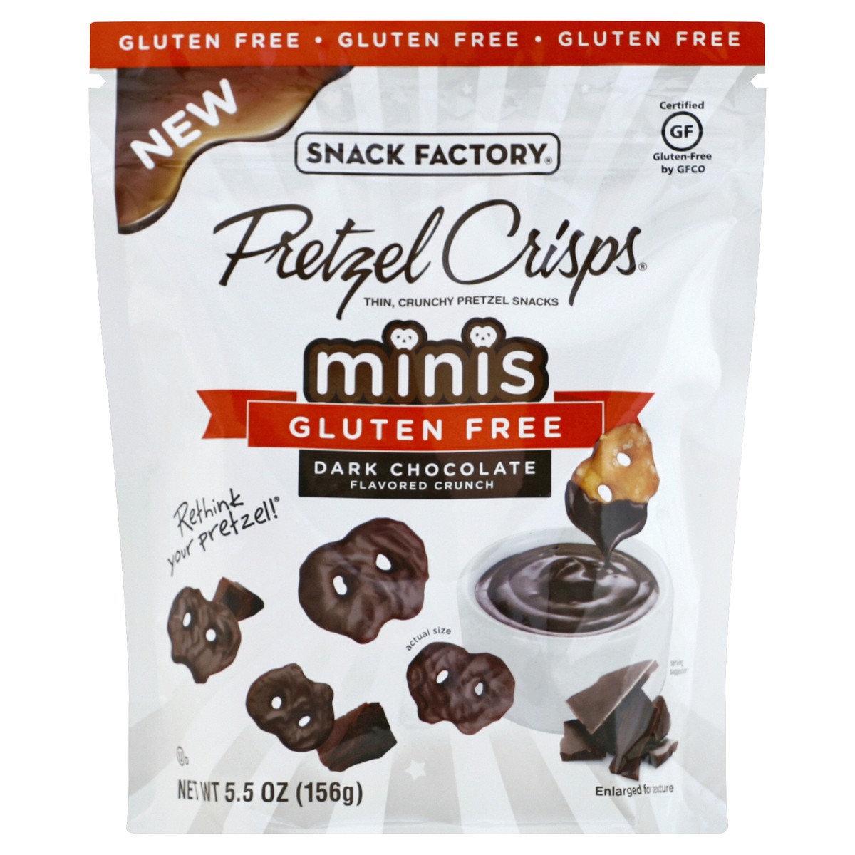 slide 2 of 3, Pretzel Crisps Pretzel Snacks 5.5 oz, 5.5 oz