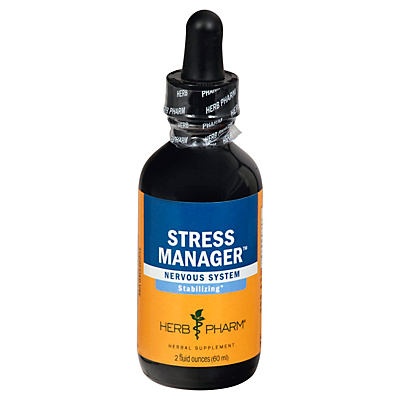 slide 1 of 1, Herb Pharm Stress Manager, 2 oz
