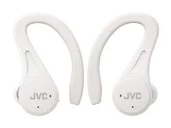 JVC TWS Sport Clip Wireless Headphones, White