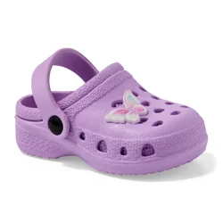 Sol Borne Beach Toddler Girl Coast Butterfly - Purple, Size 7