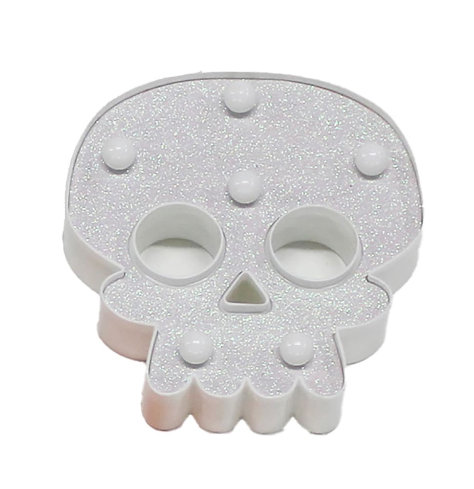slide 2 of 2, Holiday Home Light Up Skull Decor, 1 ct