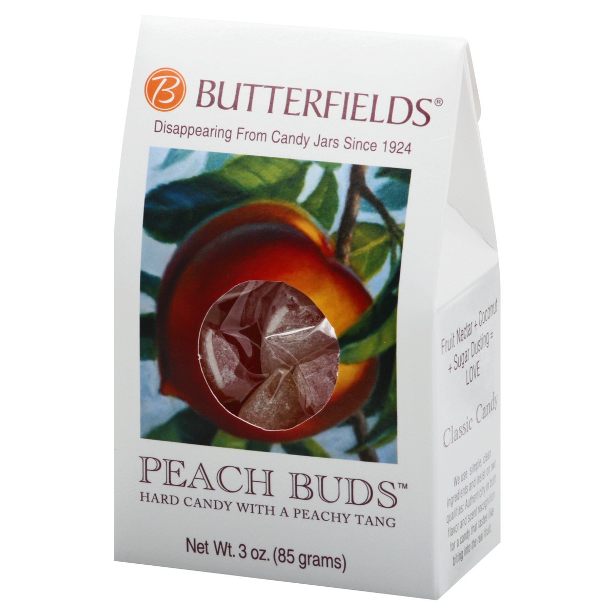 slide 8 of 10, Butterfields Hard Candy, Peach Buds, 3 oz