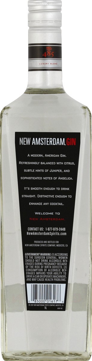 slide 2 of 3, New Amsterdam Gin, 1000 ml