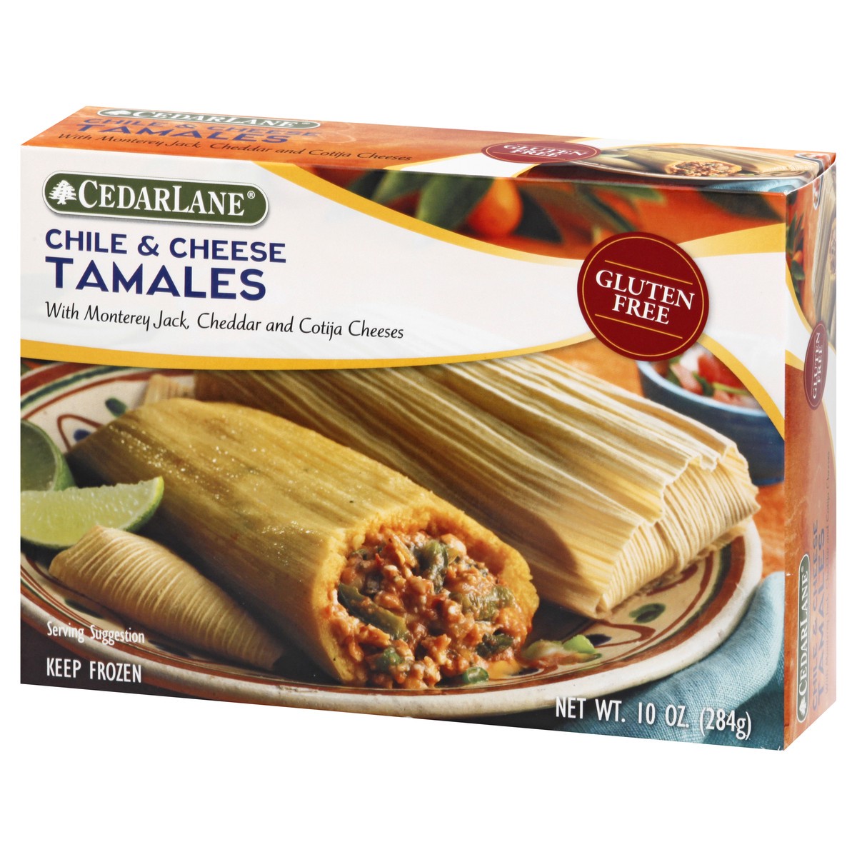 slide 7 of 13, Cedarlane Gluten Free Chile & Cheese Tamales 10 oz, 10 oz