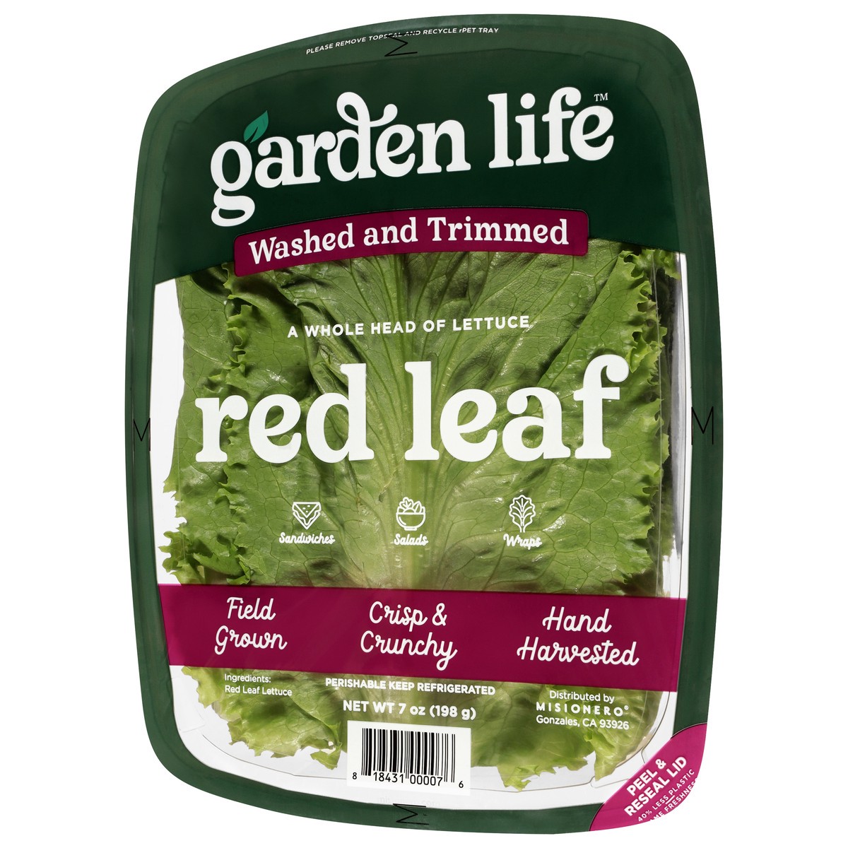 slide 2 of 4, Garden Life Gar/life Red Leaf, 6 oz