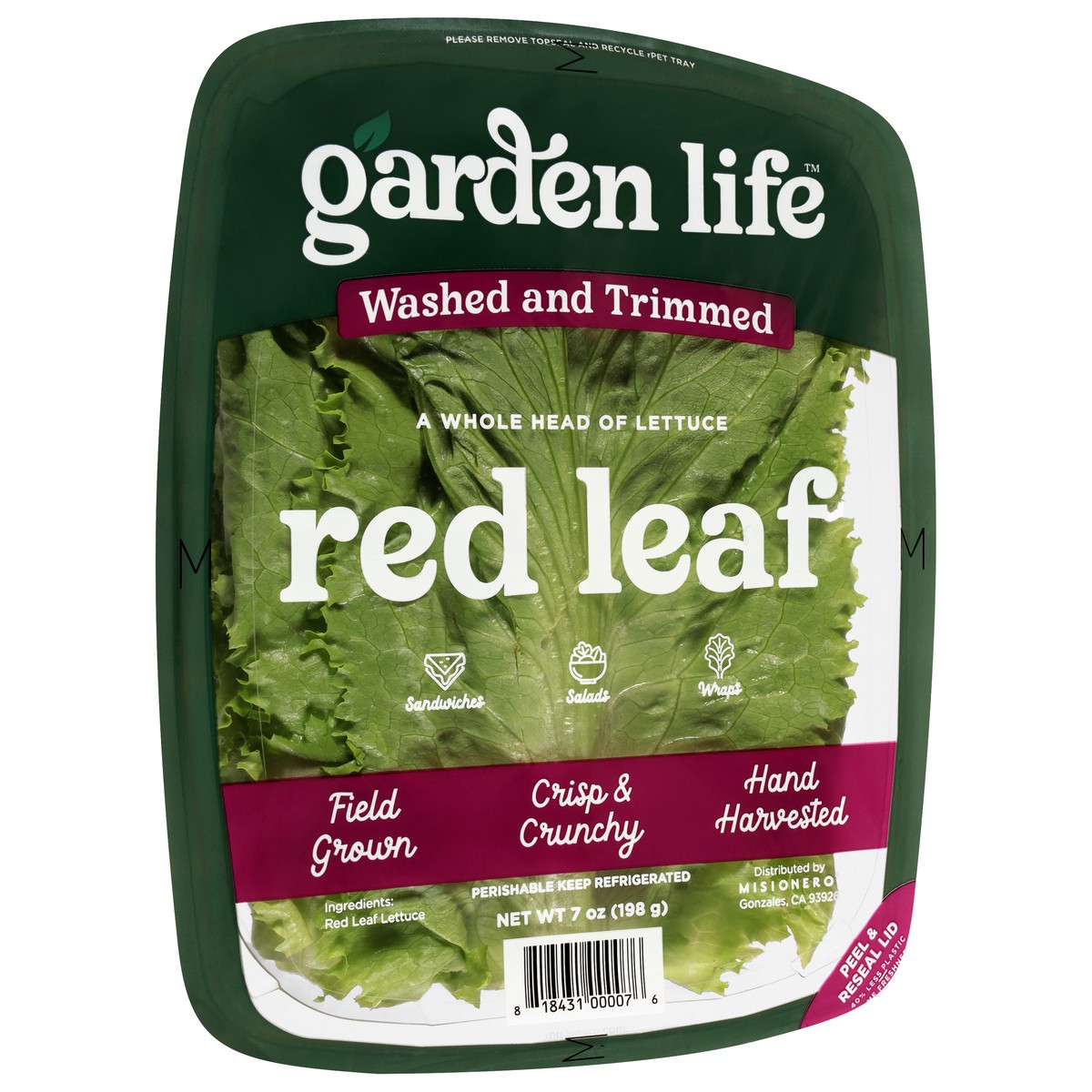 slide 4 of 4, Garden Life Gar/life Red Leaf, 6 oz