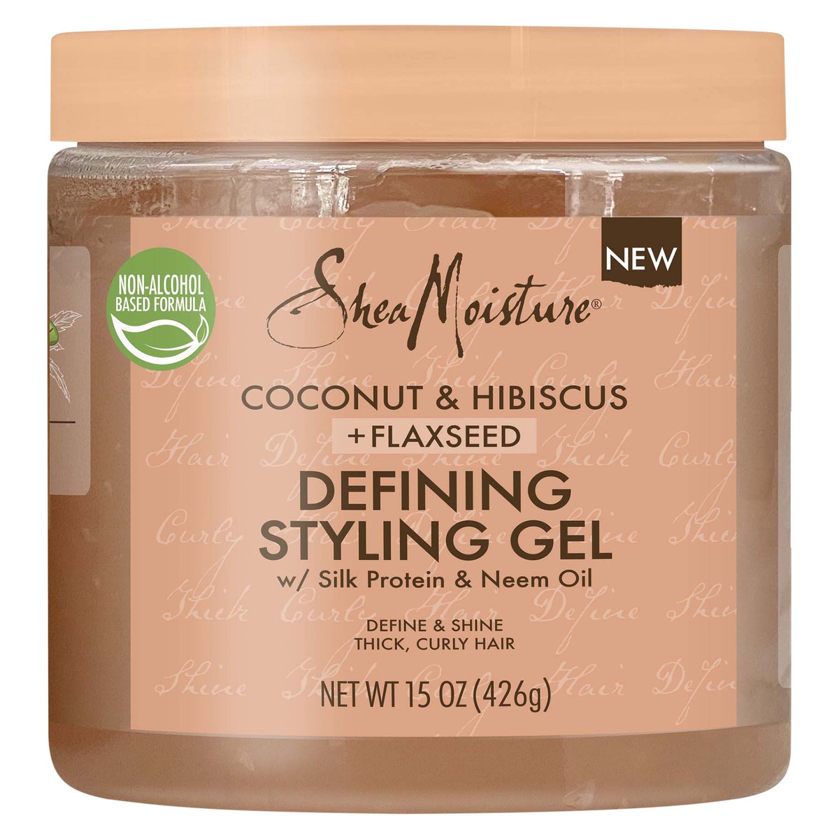 slide 1 of 1, SheaMoisture Defining Styling Gel Coconut & Hibiscus 15 oz, 15 oz
