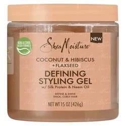 SheaMoisture Defining Styling Gel Coconut & Hibiscus 15 oz