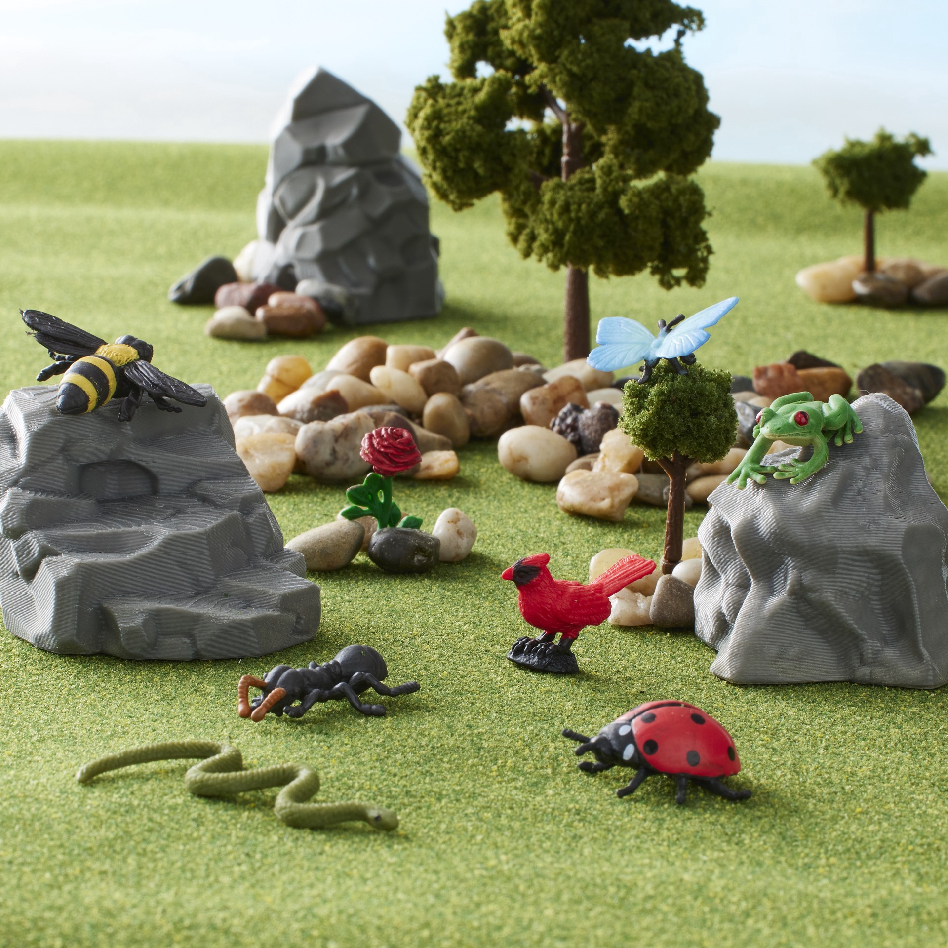 slide 3 of 5, Safari Ltd. Safari Ltd Good Luck Minis Garden Fun Pack, 3.71 in x 3.71 in