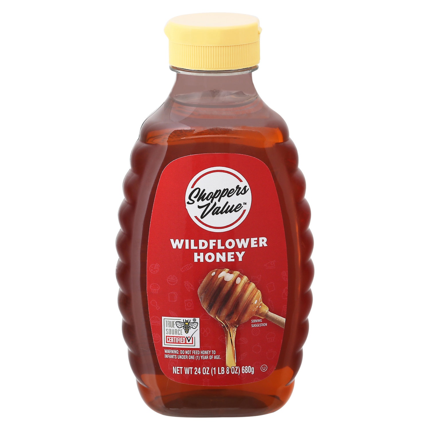 slide 1 of 1, Shoppers Value Honey Wild Flower, 24 oz