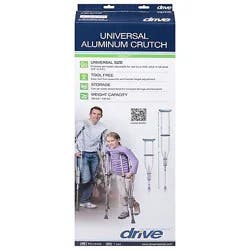 Drive Medical Universal Quick Adj Crutch - Each