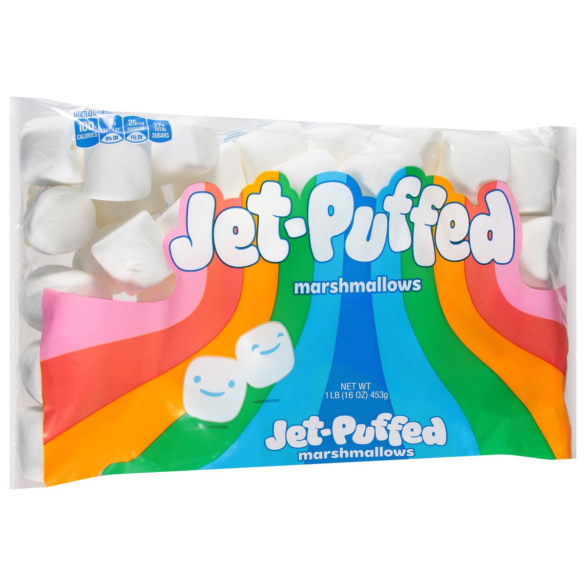 slide 5 of 9, Jet-Puffed Marshmallows, 1 lb Bag, 1 lb