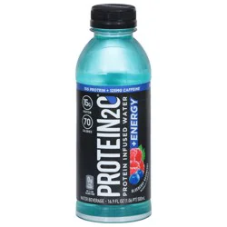 Protein2o Protein Infused + Energy Blueberry Raspberry Water Beverage 16.9 fl oz - 16.9 fl oz