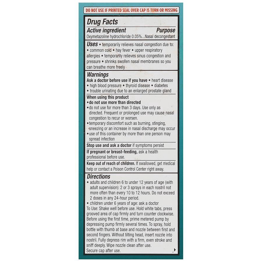 slide 3 of 4, Walgreens 12 Hour Severe Sinus Relief Mist, 0.5 fl oz