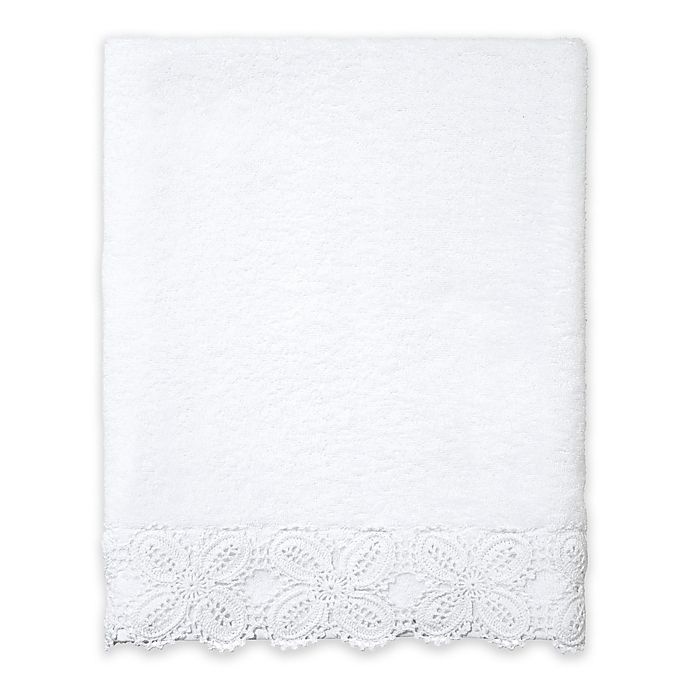 slide 1 of 1, Avanti Linden Bath Towel - White, 1 ct