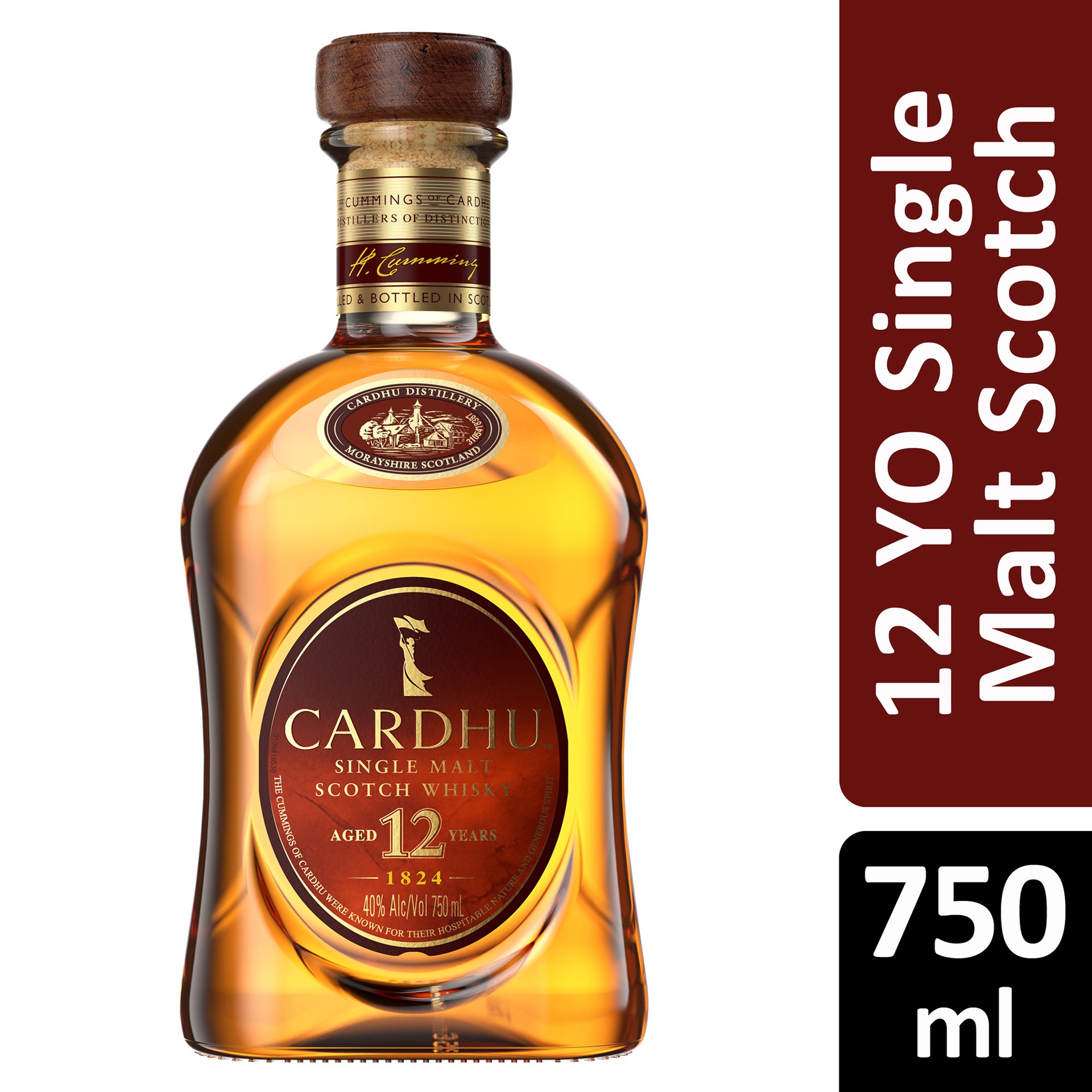 slide 2 of 5, Cardhu 12 Year Old Single Malt Scotch Whisky, 750 mL, 750 ml