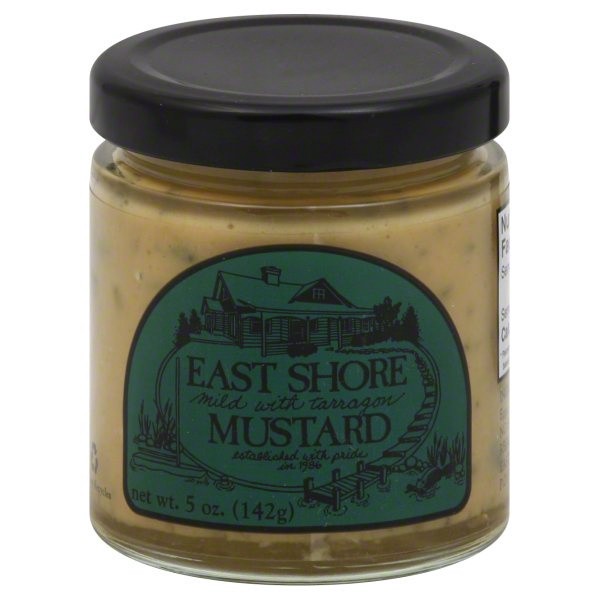 slide 1 of 1, East Shore Mustard 5 oz, 5 oz