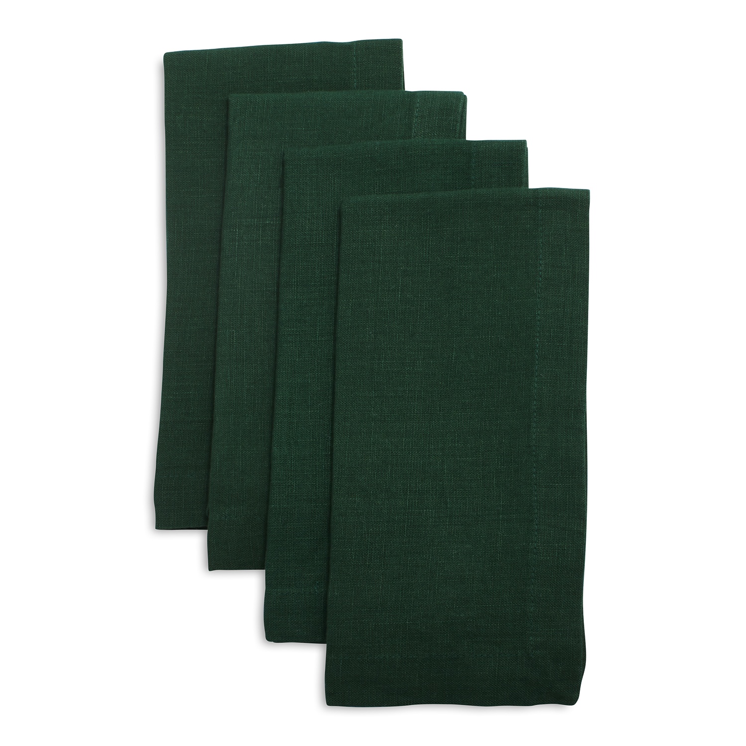 slide 1 of 1, Sur La Table Linen Napkins, Green, 4 ct