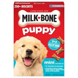 Milk-Bone Puppy Original Biscuits, Dog Treats for Puppies, 16 oz Box