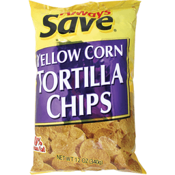 slide 1 of 1, Always Save Trtlla Chip Round Yellow, 12 oz