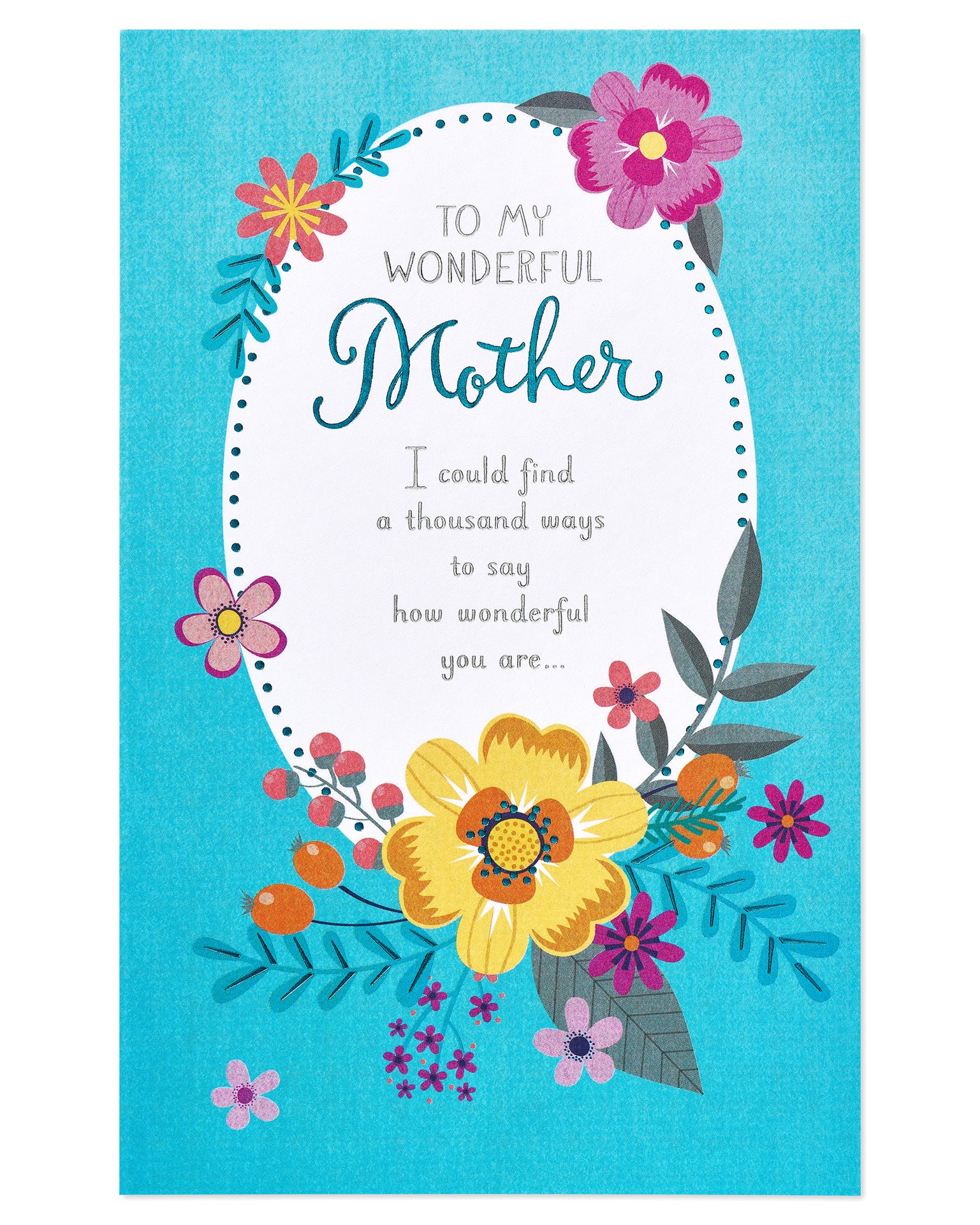 slide 3 of 5, American Greetings To My Wonderful Mother Mother's Day Card 1 ea, 1 ct