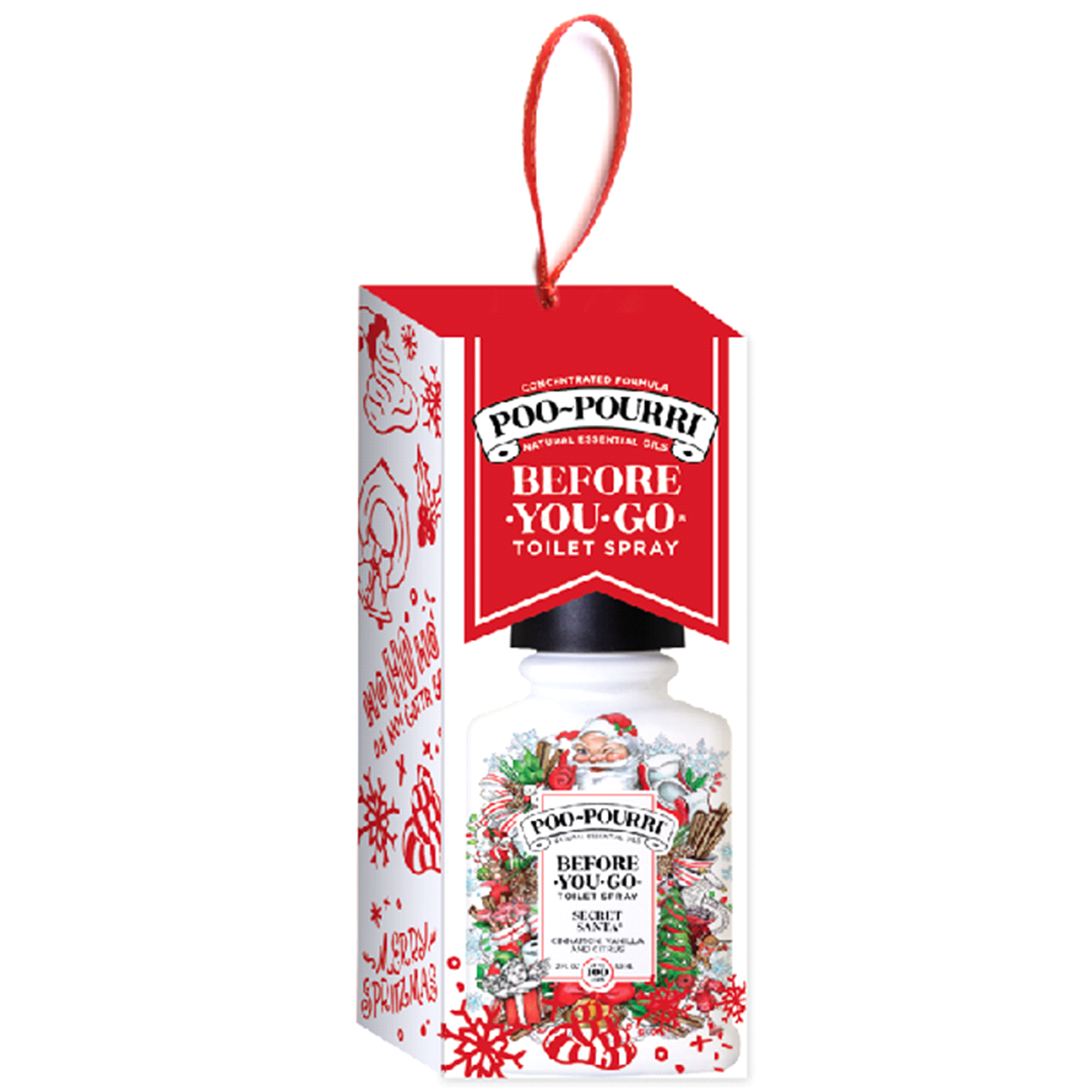 slide 1 of 1, Poo-Pourri Secret Santa Gift Pack Before You Go Toilet Spray, 2 fl oz