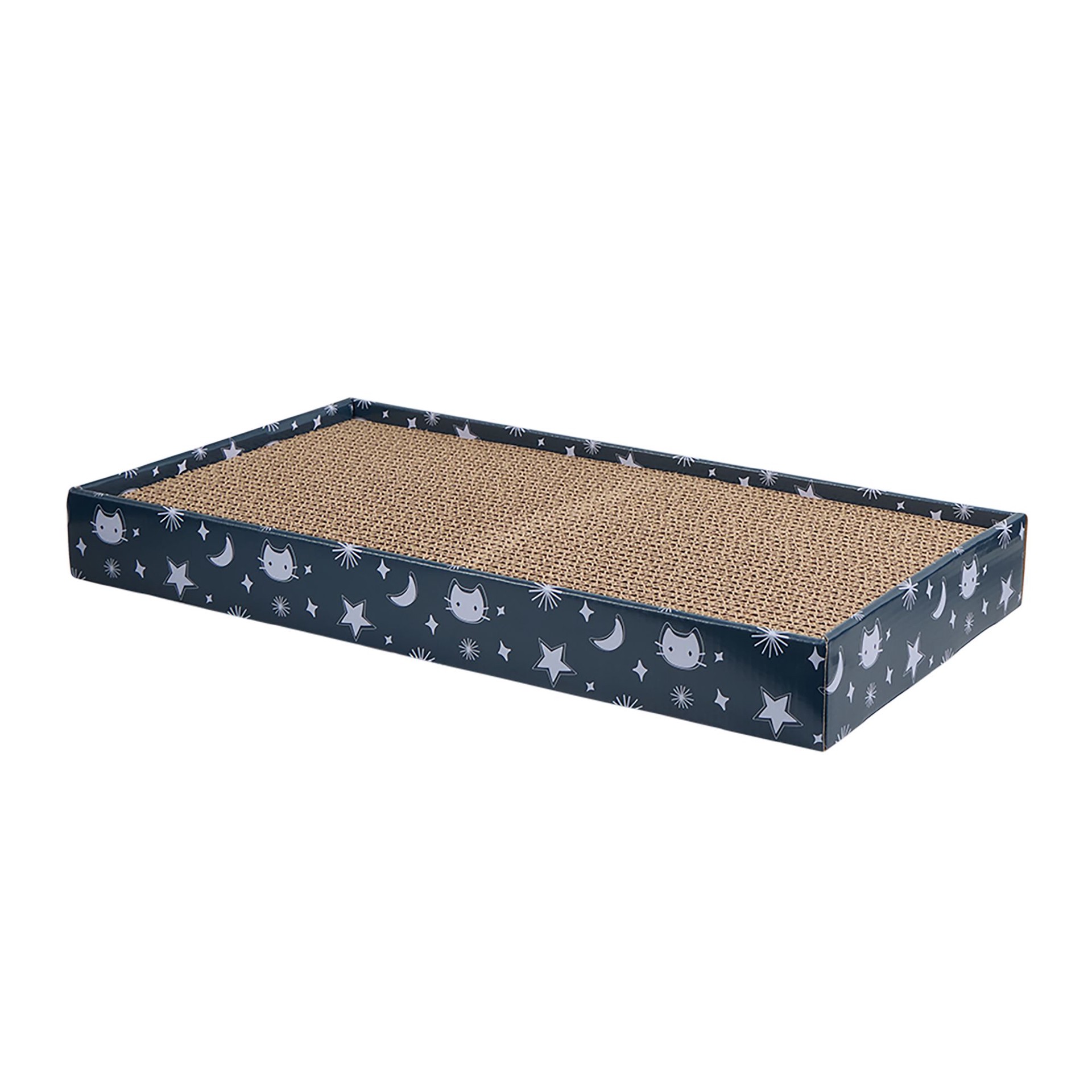 slide 1 of 1, Whisker City® Celestial Double Wide Corrugate Cat Scratcher 18x9.75x2in, 1 ct
