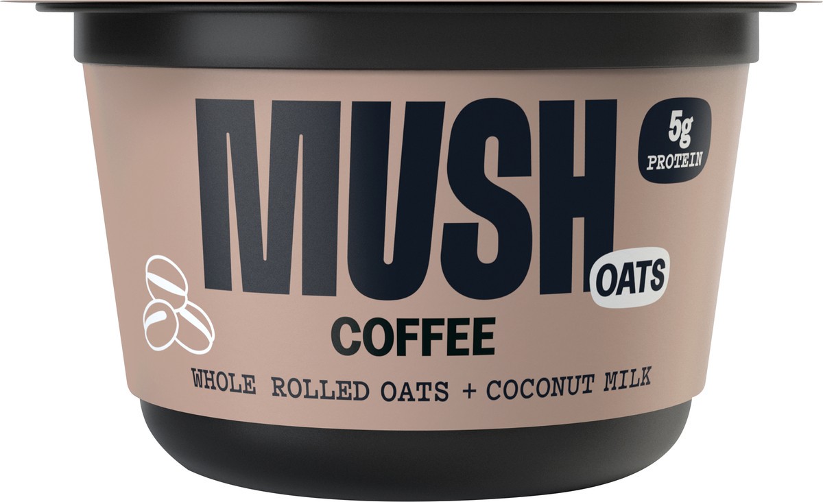 slide 3 of 5, MUSH Coffee Overnight Oats, 5 oz