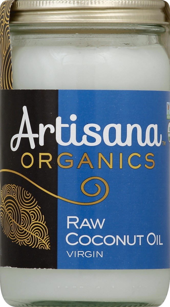 slide 2 of 2, Artisana Coconut Oil 14 oz, 14 oz