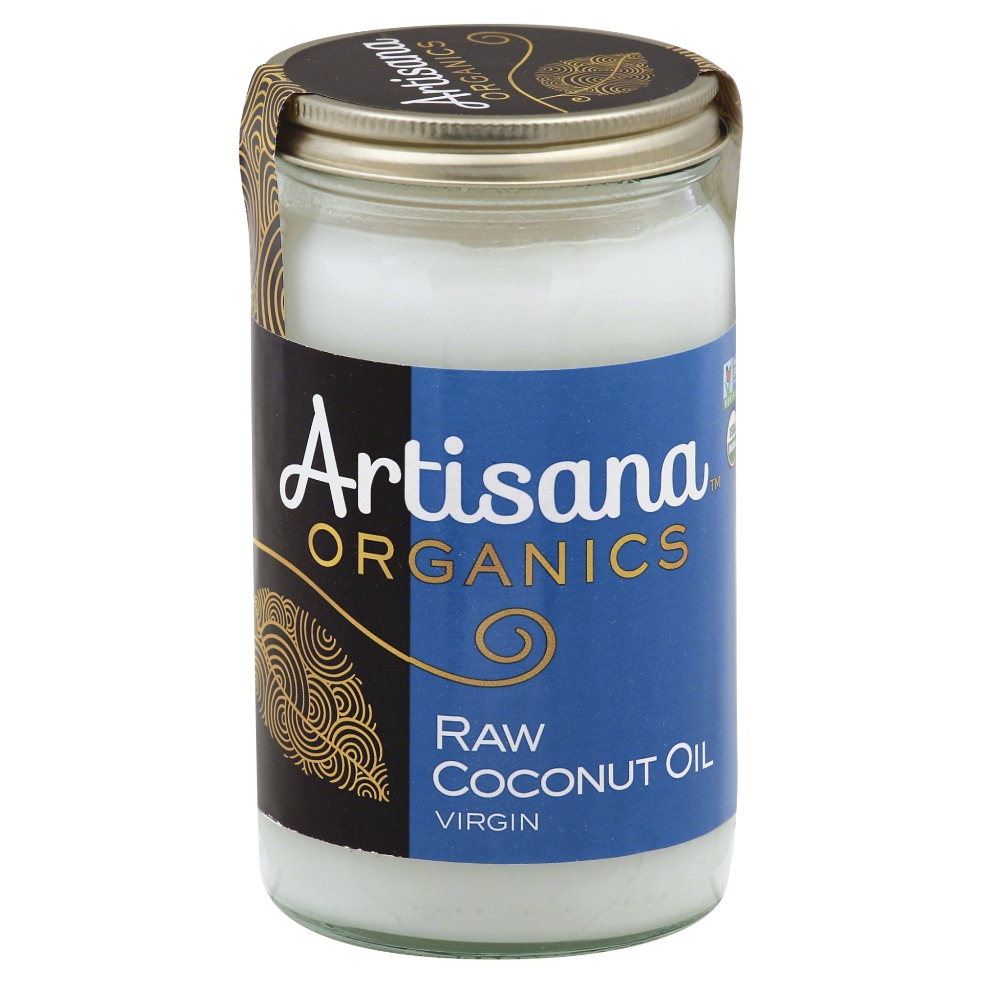 slide 1 of 2, Artisana Coconut Oil 14 oz, 14 oz