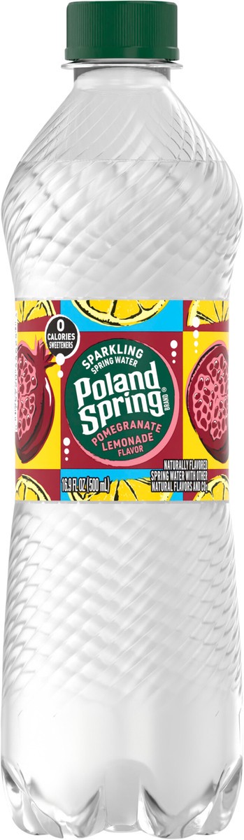 slide 2 of 9, Poland Spring Sparkling Water, Pomegranate Lemonade- 16.9 fl oz, 16.9 fl oz