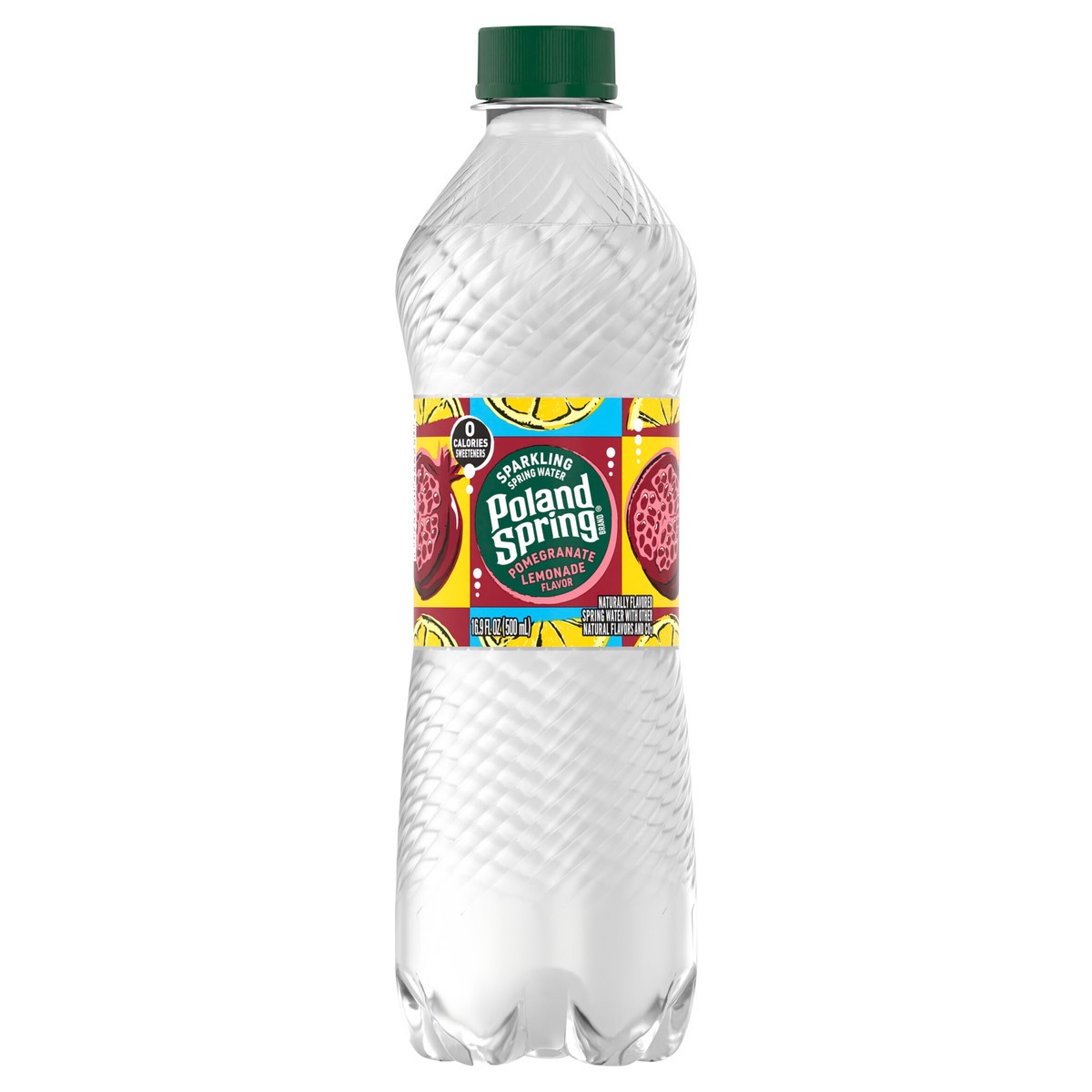 slide 4 of 9, Poland Spring Sparkling Water, Pomegranate Lemonade- 16.9 fl oz, 16.9 fl oz