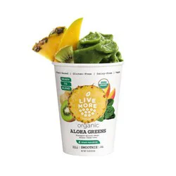 LiveMore Organics Frozen Aloha Greens Smoothie Cup - 7.5oz