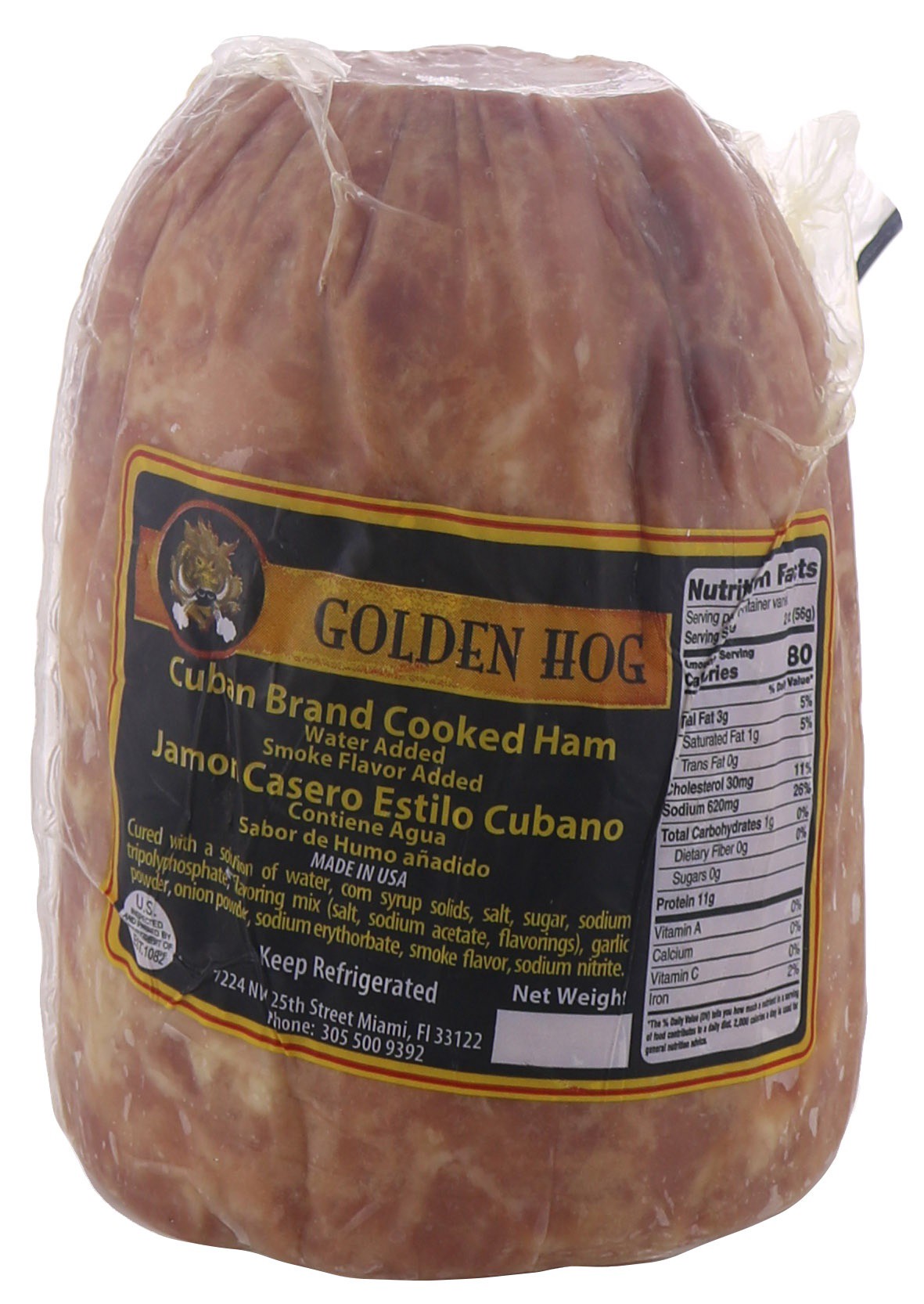 slide 1 of 1, Golden Boar Hstyle Ham, per lb