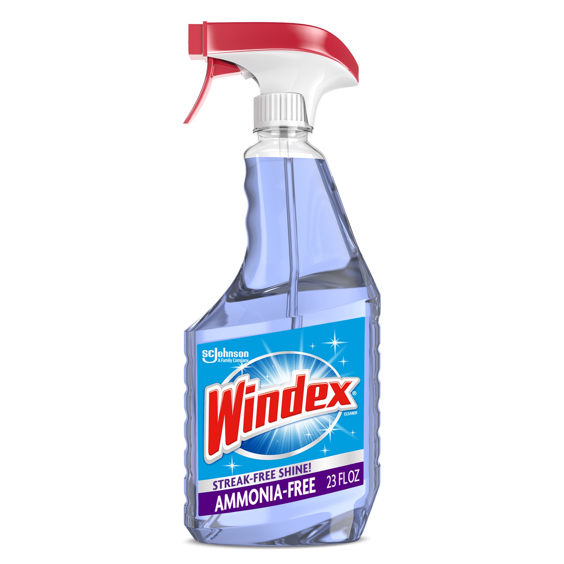 slide 5 of 5, Windex Ammonia-Free Glass Cleaner, Crystal Rain Scent, Spray Bottle, 23 fl oz, 