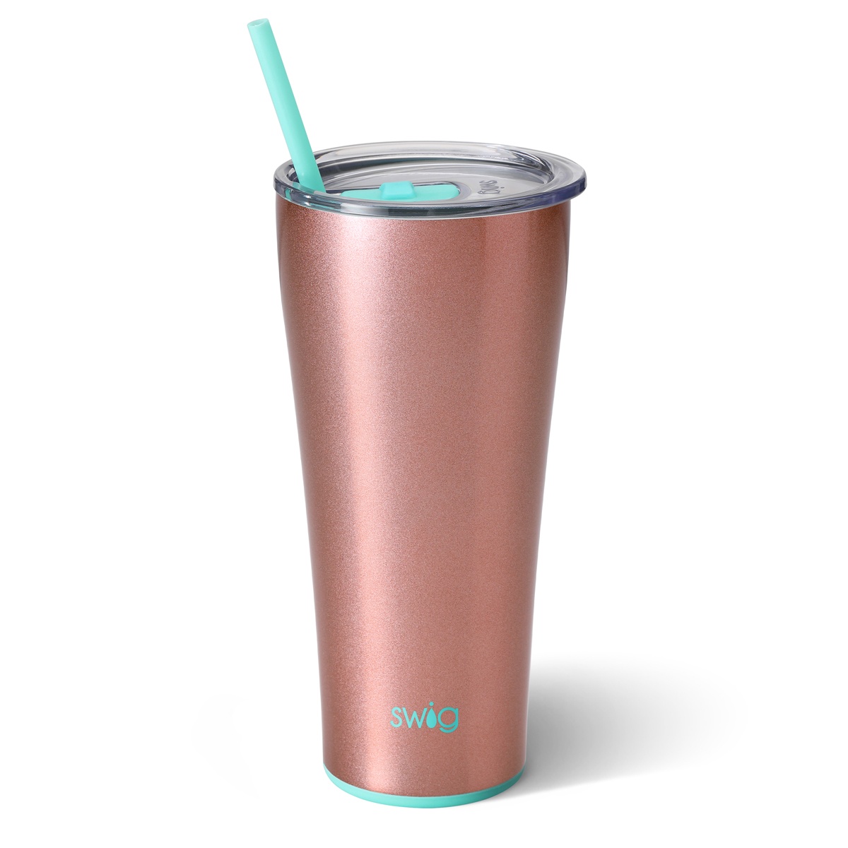 slide 1 of 1, Swig Rose Gold Tumbler, 22 oz