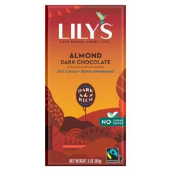 Lily's 55% Cocoa Almond Dark Chocolate 3 oz