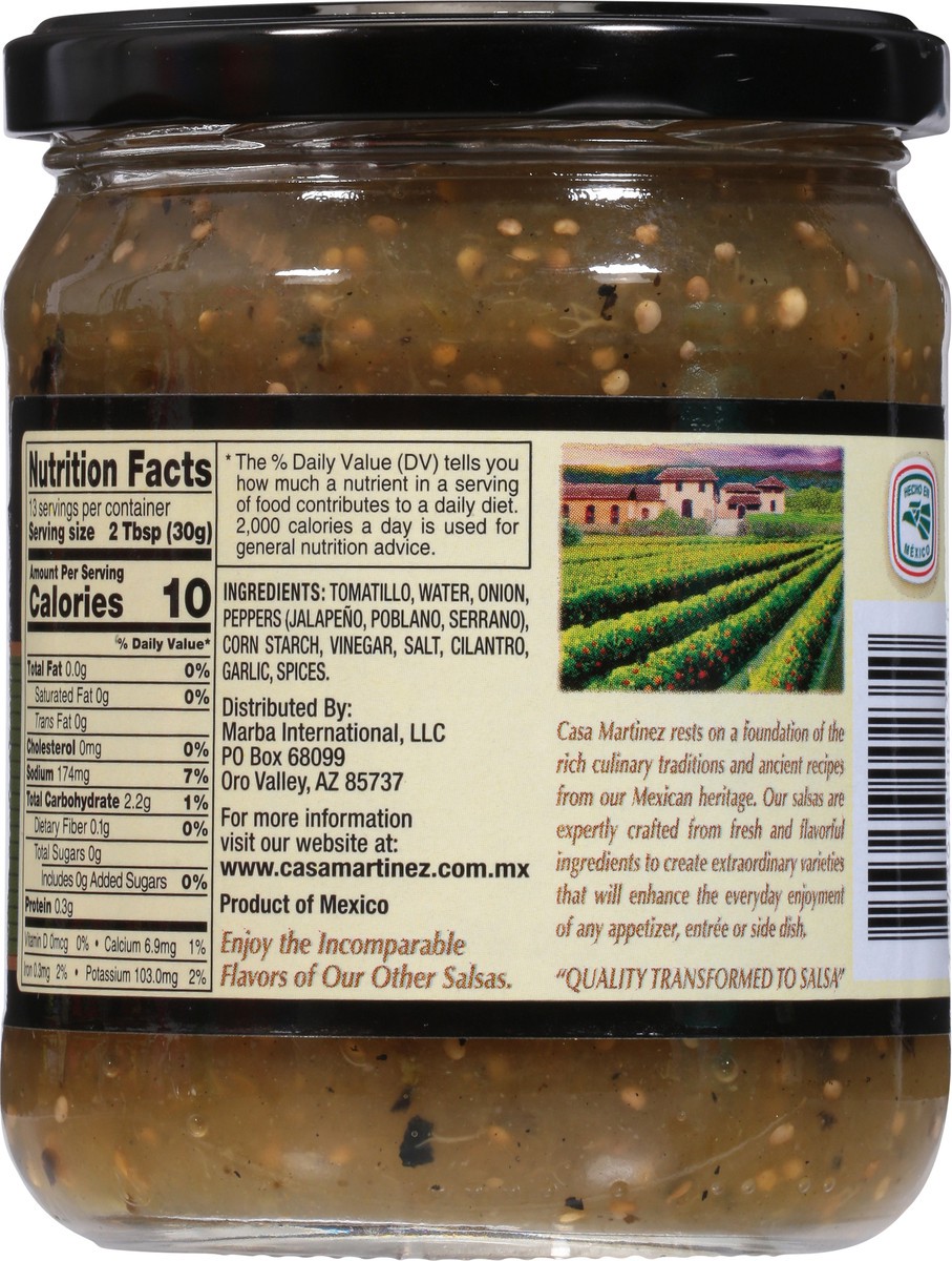 slide 9 of 13, Casa Martinez Medium Fire Roasted Gourmet 3 Chiles Salsa 16 oz, 16 oz