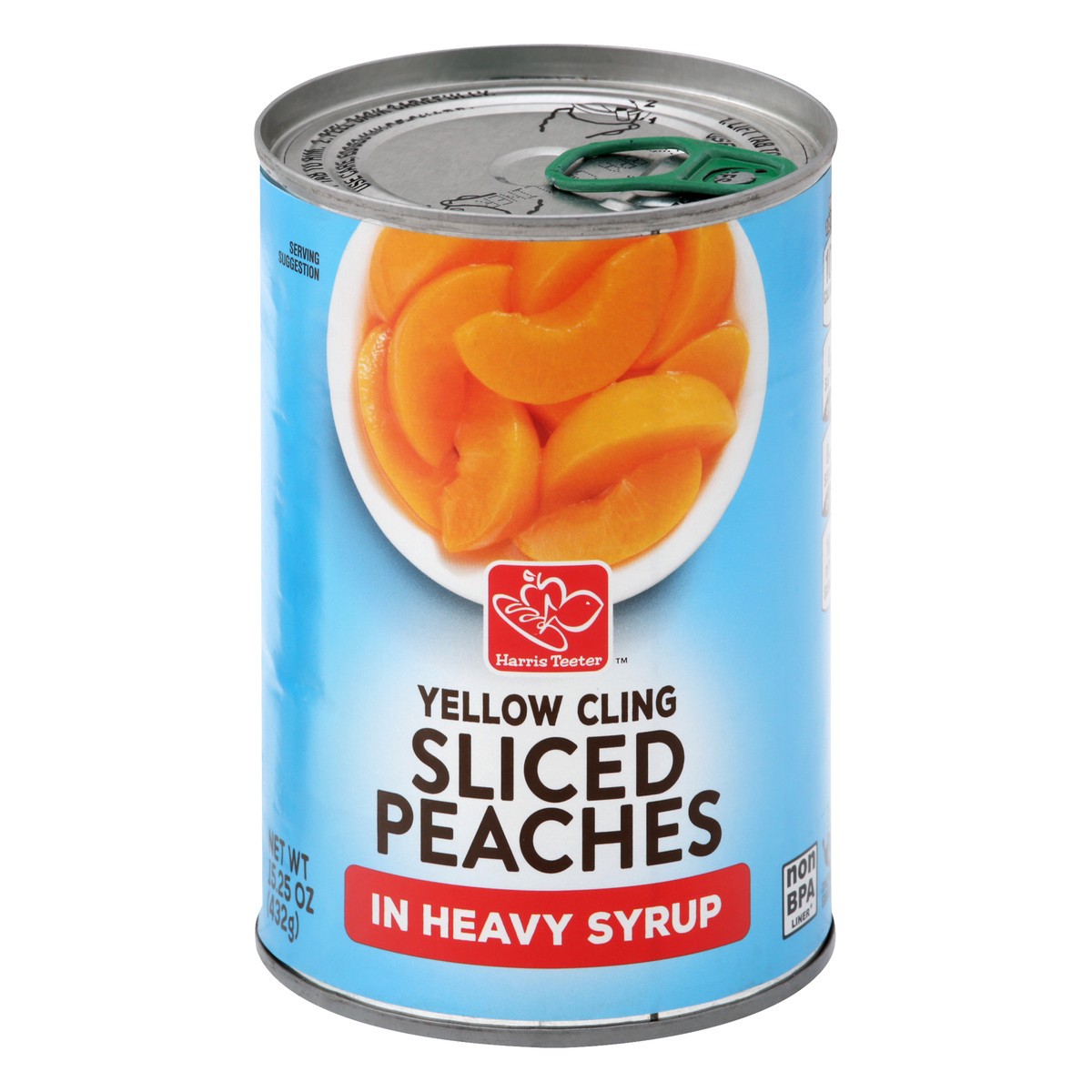 slide 1 of 8, Harris Teeter Yellow Cling Peach Slices, 15 oz