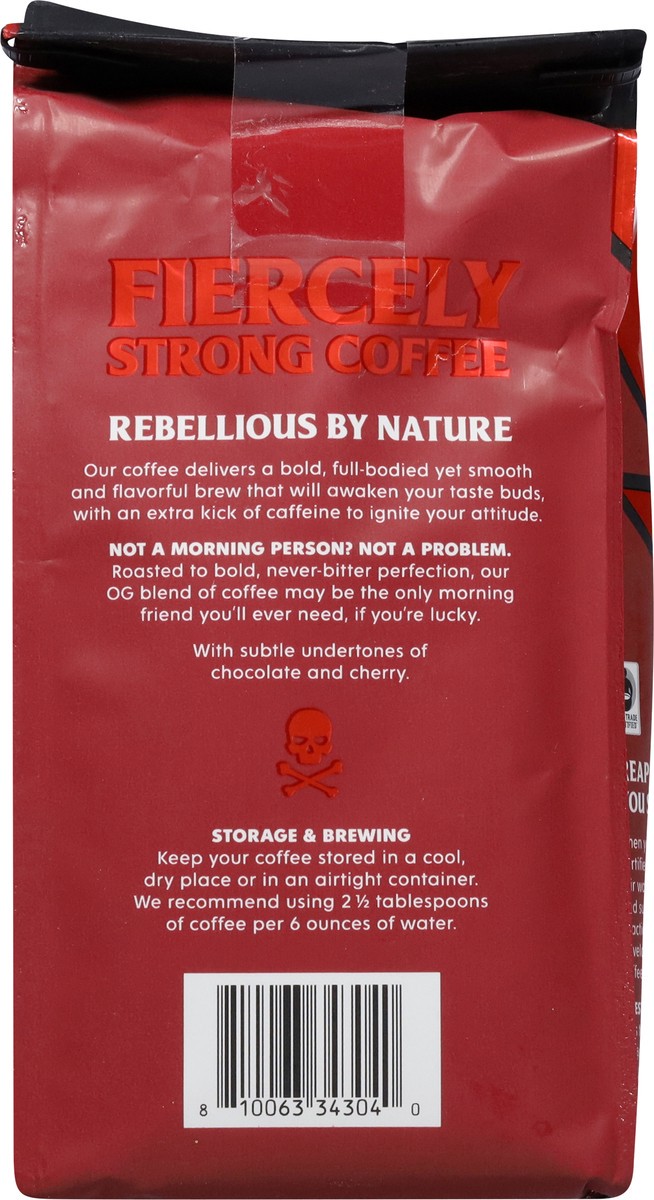 slide 8 of 13, Death Wish Coffee Co. Death Wish Coffee, Organic and Fair Trade, Dark Roast, Ground Coffee, 10 oz, 10 oz