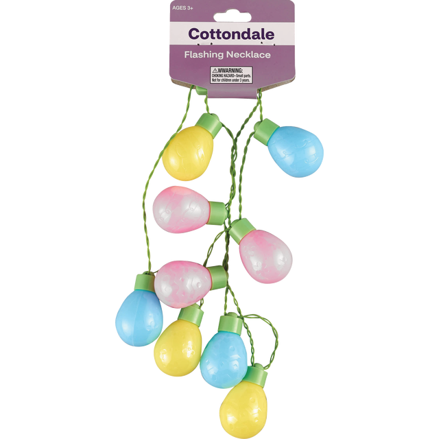 slide 1 of 1, SEASONAL MISC Jumbo Flashing Ncklace, 1 ct