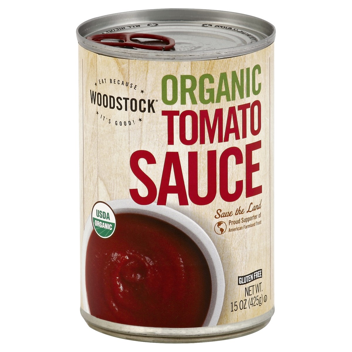 slide 4 of 4, Woodstock Tomato Sauce 15 oz, 15 oz