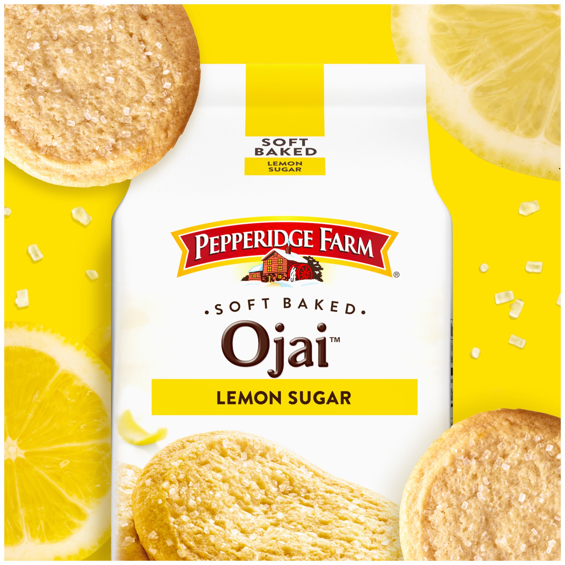 slide 3 of 10, Pepperidge Farm Soft Baked Ojai Lemon Sugar Cookies, 8.600 oz