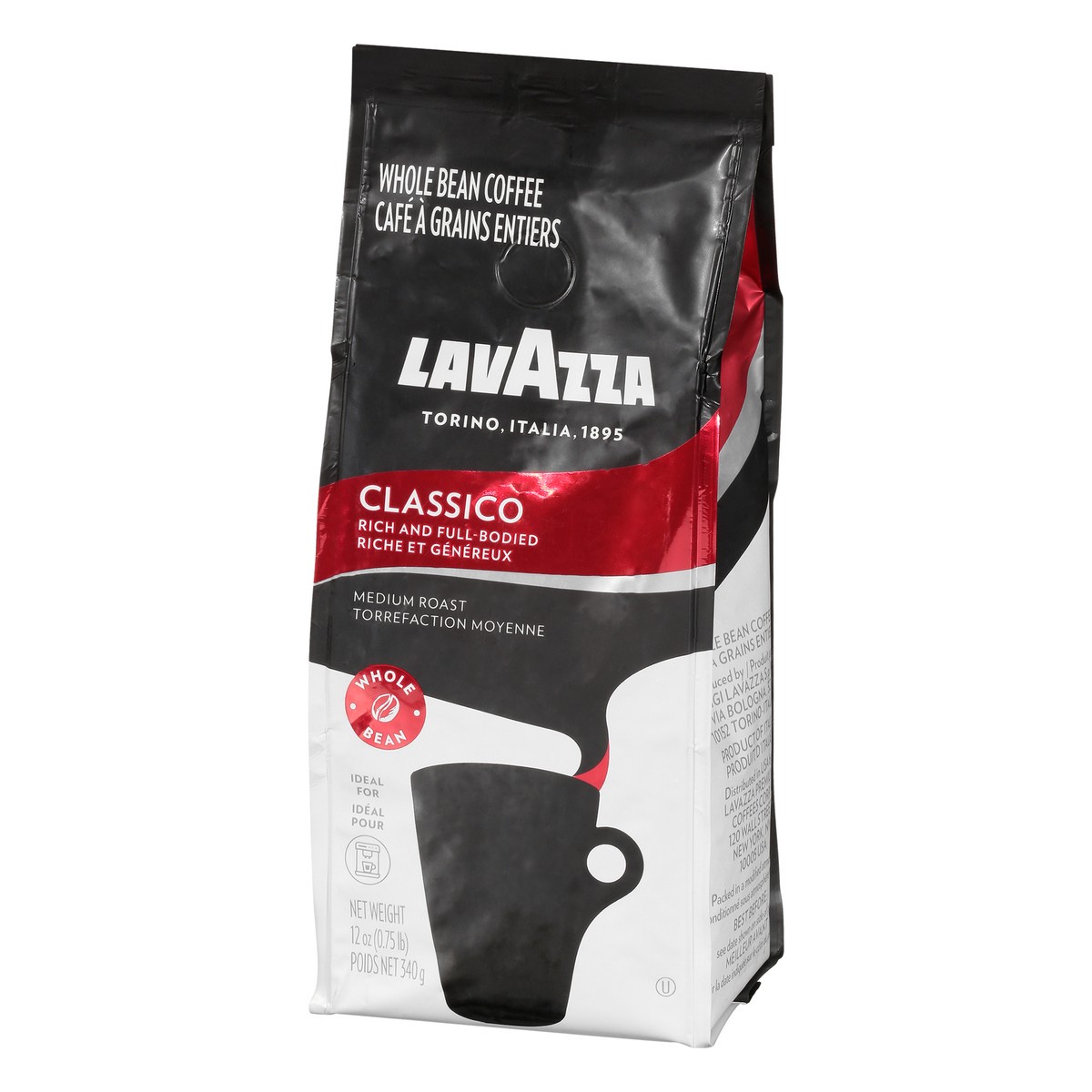 slide 9 of 9, Lavazza Dolcevita Classico Whole Bean Coffee, 12 oz