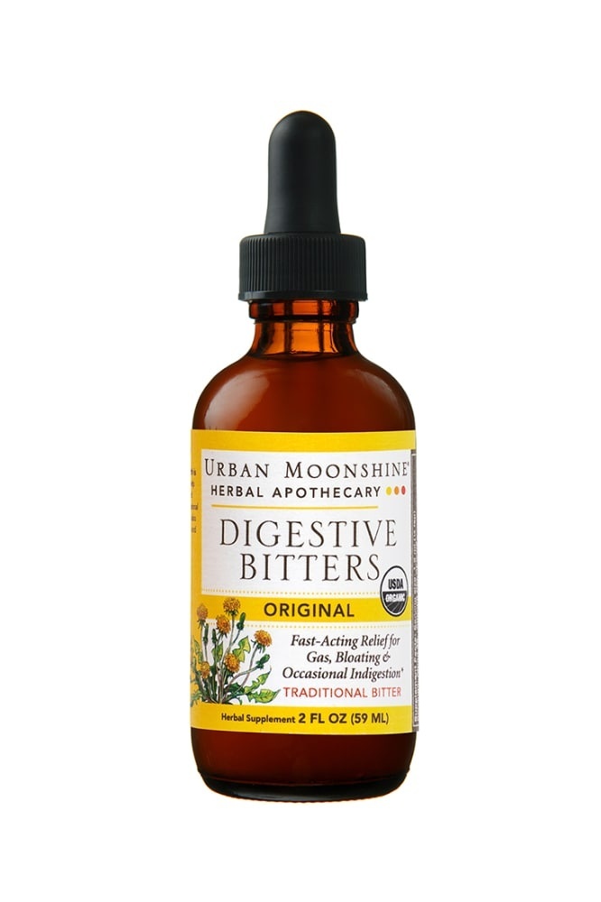 slide 1 of 1, Urban Moonshine Digestive Bitters Herbal Supplement, Original, 2 fl oz