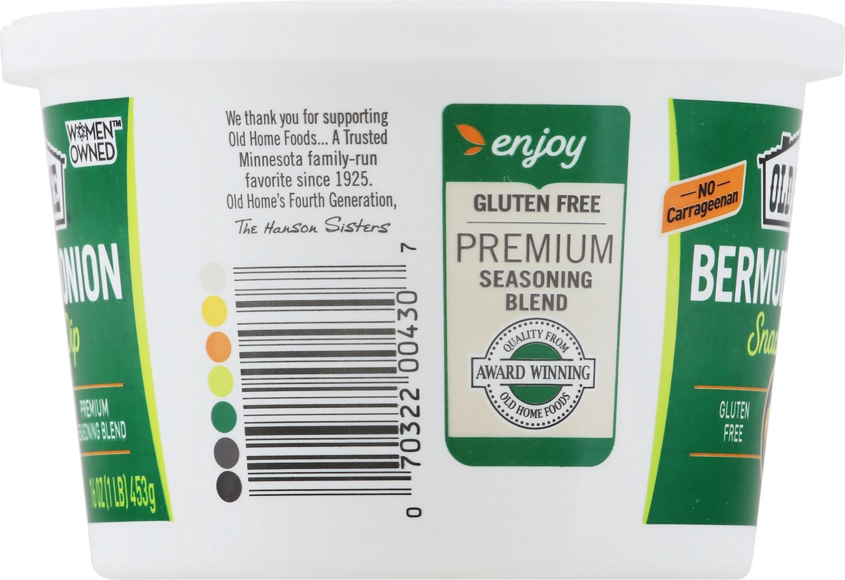 slide 9 of 9, Old Home Bermuda Onion Dip, 16 oz