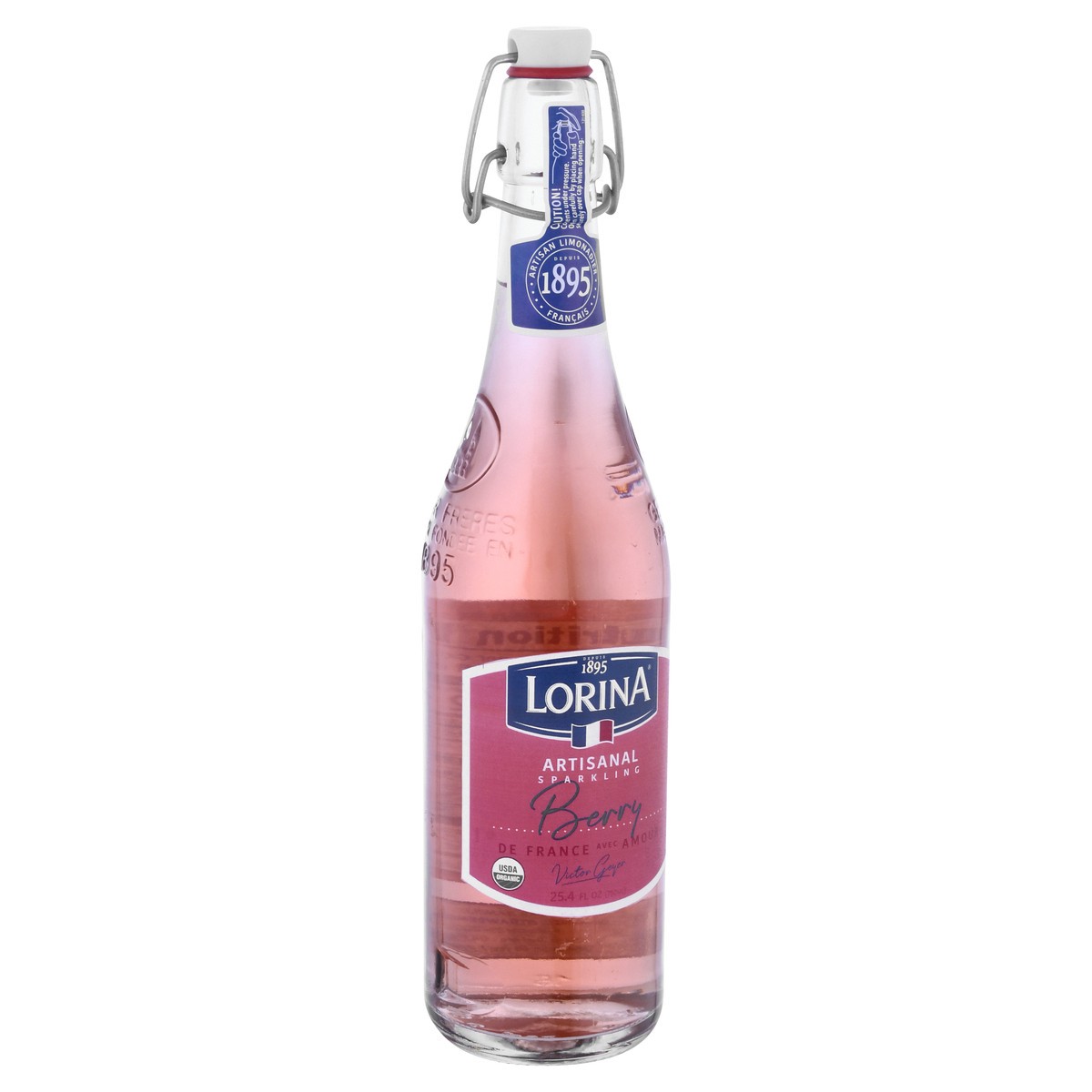 slide 5 of 10, Lorina Organic Artisanal Sparkling Berry Soda 25.4 oz, 25.4 fl oz