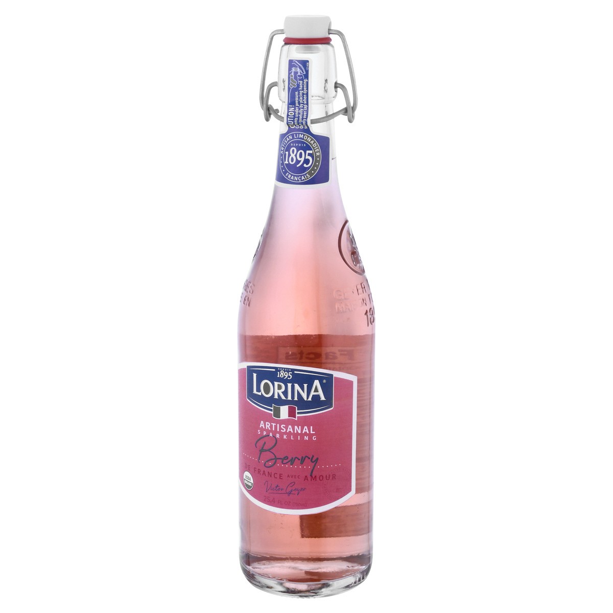 slide 6 of 10, Lorina Organic Artisanal Sparkling Berry Soda 25.4 oz, 25.4 fl oz