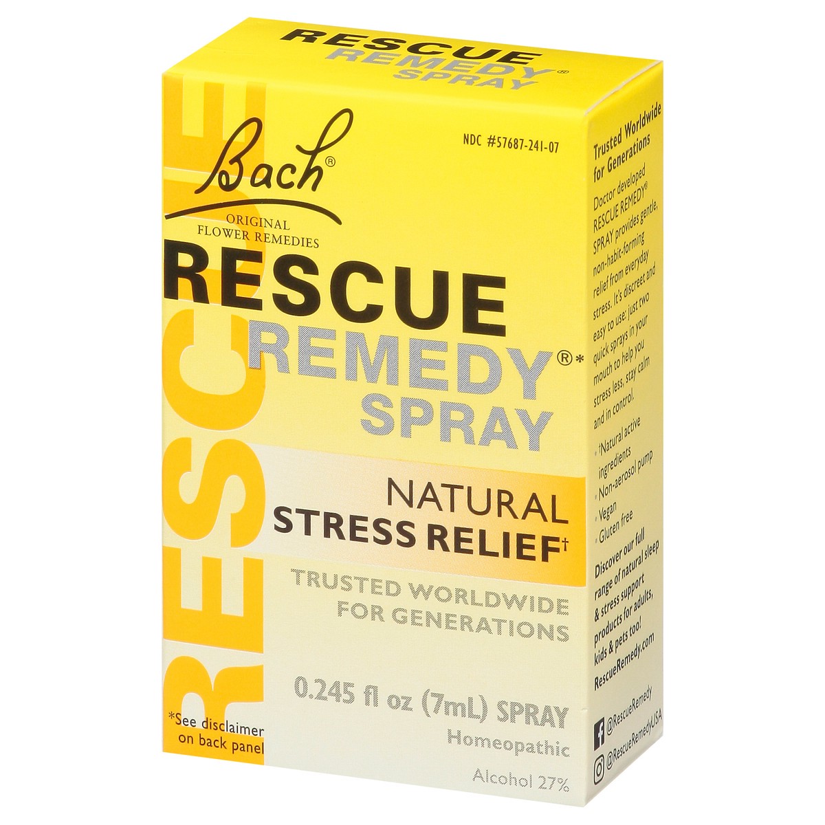 slide 3 of 9, Bach Rescue Remedy Spray, 7 ml