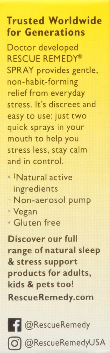 slide 8 of 9, Bach Rescue Remedy Spray, 7 ml